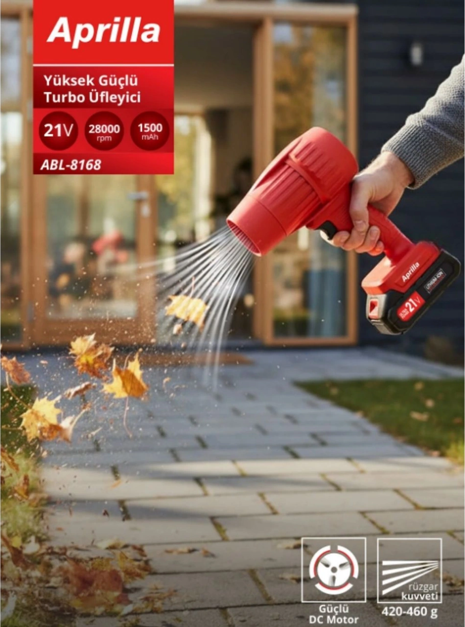 Aprilla ABL-8168 Kablosuz Turbo Üfleyici