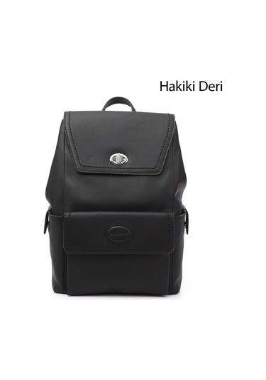 Gönderir Kadın Siyah Hakiki Deri El Ve Sırt Çantası Ddzw002b3484 siyah