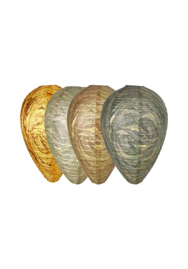 Homyl 3 Adet Wasp Nest Decoy Arı Jasper-su-geçirmez