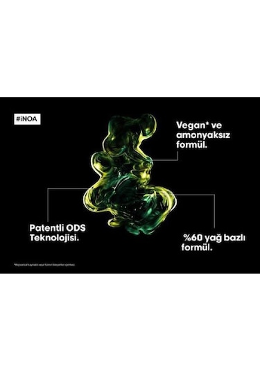 Inoa Yeni Amonyaksız Vegan Saç Boyası 8 Koyu Sarı 60ml