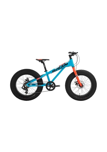 Bisan Limit 20 J 7 Vites Geniş Tekerlekli Çocuk Bisikleti Mavi - Turuncu