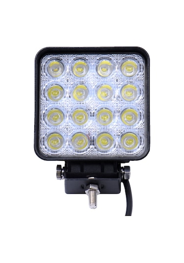 Off Road Sis Farı - Lambası 16 Led Kare Çalışma Lambası (2 Adet)