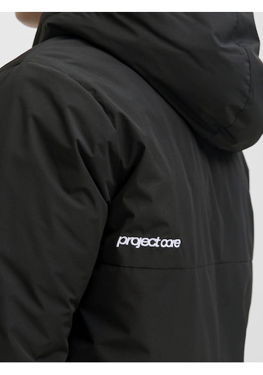 Jack & Jones Jcounion Light Padded Blocking Siyah Erkek Mont 12285586 Siyah