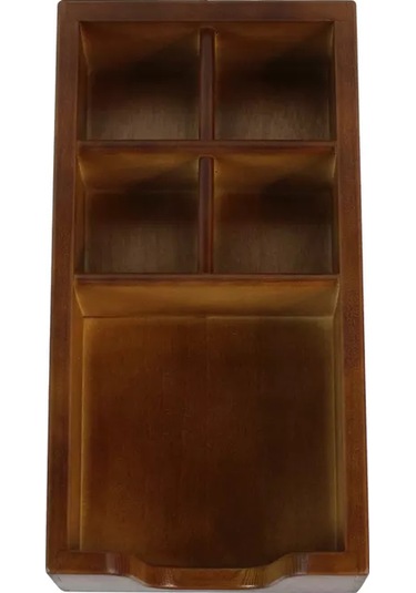 Masterskaa S Wood Masanın Üstüne Yerleştirilen Dekoratif Ahşap Peçetelik 233912668 Kahverengi