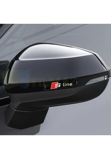 Audi S Line Kapı Kolu Torpido Konsol Ayna Damla Silikon Araba Oto Sticker Etiket Yapıştırma