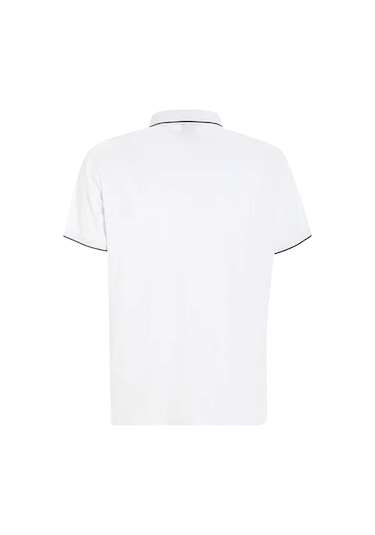 Slam Slam Deck Lgt Pique Polo Erkek Beyaz Polo Tişört W02