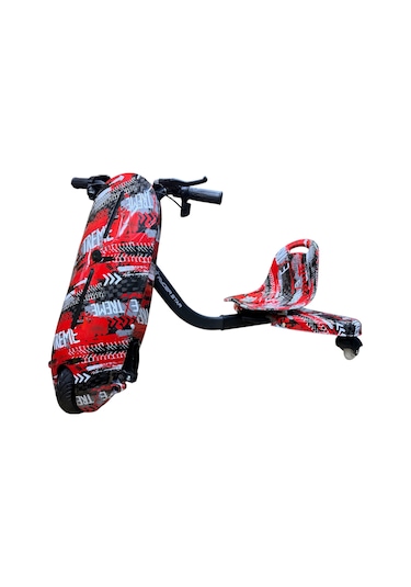 Ryder Star Drift Car Elektrikli Kaykay Dirift Kar Bluetoothlu RS-R1 Red Extreme Grafiti
