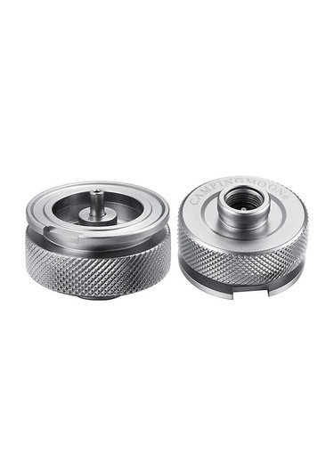 Dancemonkey Split Tip Ocak Adaptörü, Kamp Pişirme İçin Gümüş Piknik Dönüştürücü Gümüş