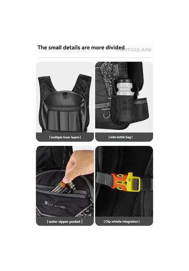 Jeehugo 16l Outdoor Bisiklet Ve Yürüyüş Sirt Çantasi, Oxford Kumaş, Hafif, 470g, Farkli Renkler Siyah-yesil Yeşil