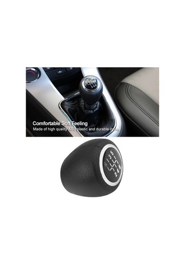 Fastbuy Chevrolet Cruze 2008-2012 İçin Ergonomik Abs Vites Topu, Dayanıklı Ve Konforlu Kullanım, Siyah Renkli Araba Dekorasyo