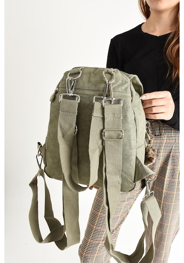 Ultra Hafif Kadın Sırt Ve El Çantası Vizon Model: 571-5a - Vizon