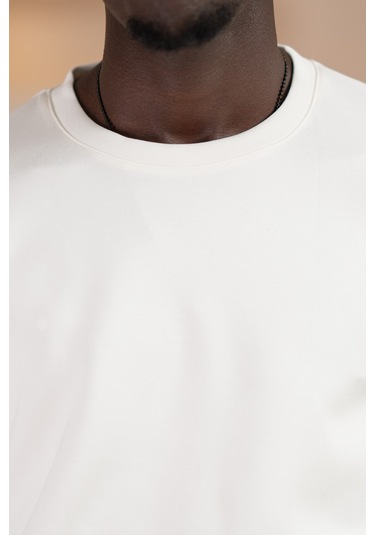 Paul Martin Modal Esnek Kumaş Regular Fit Mevsimlik Sweatshirt Beyaz