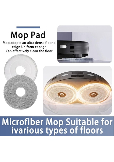 Leasetake Roborock Saros 10r / G20s Ultra Robot Süpürge Parçaları İçin Yedek Aksesuarlar Ana Yan Fırça Hepa Filtresi
