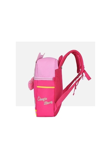 Anaokulu Okul Çantası 2-9 Yaşında Karikatür Çocuk Sırt Çantası Exntye Pembe