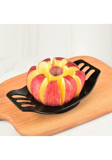 Tcherchi 1 Adet Elma Dilimleyici, Mutfak Aleti Siyah