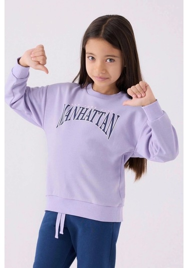 Kız Çocuk Eşofman Takım - Lila Lila