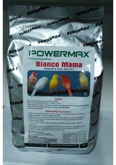 Powermax Bianco Kanarya Mamasi 1kg