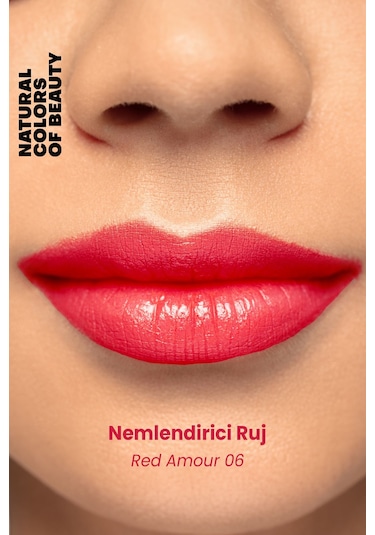 Bade Natural Nemlendirici Ruj Red Amour 06 %100 Doğal