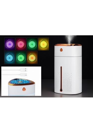1000 Ml Ultrasonik Hava Nemlendirici Işıklı Buhar Makinesi