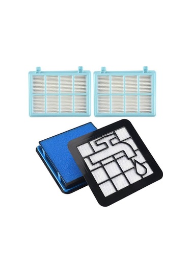 Philips Powerpro Compact Fc9331 Fc9332 Fc8010 Elektrikli Süpürge İçin 2'li Filtre Seti