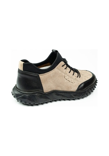 Nobel 2006 Bağcıklı Nubuk Deri Comfort Ayk Kum 001