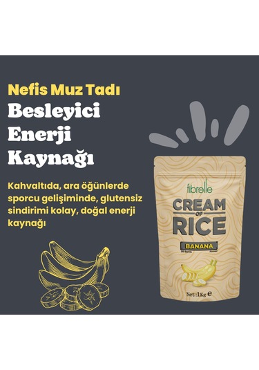 Fibrelle Rice Cream Muz 1 Kg