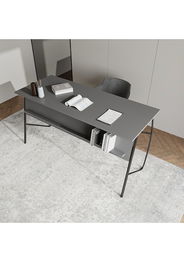 Ella Ofis Masası 150cm Antrasit