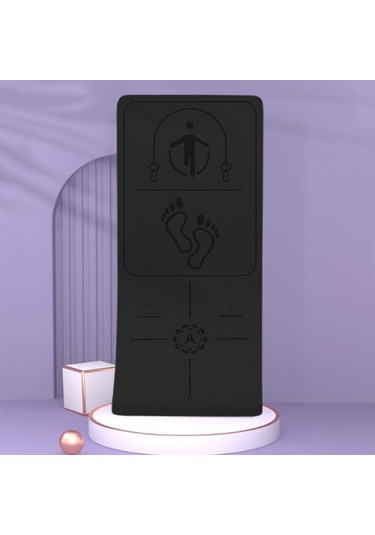 Suntek Atlama İpi Mat Şok Emme Egzersiz Pilates Ev Spor Salonu Siyah