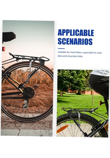 Dağ Bisikleti Kargo Rafı Bisiklet Arka Raf Kompakt Bisiklet Taşıyıcı Raf Dış Maceralar İçin Stand Stand