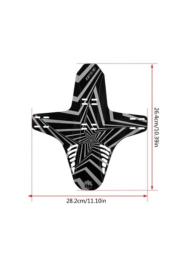 Samdoo Mtb Çamurlukları - Dayanıklı Pp5 Reçine, Arc Teknolojisiyle Yağmur/çamur Engeli, Kolay Kurulum, Tüm Bisikletlere Uygun