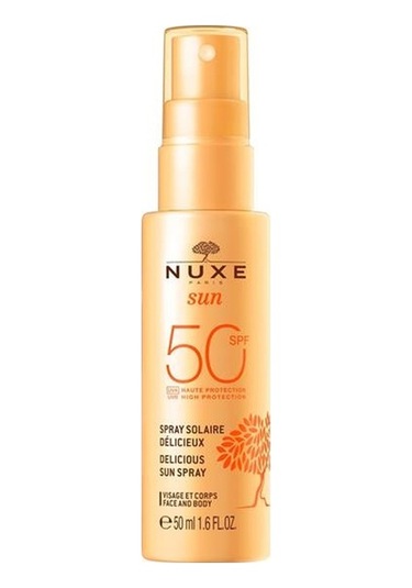 Nuxe Sun Delicious Güneş Koruyucu Yüz ve Vücut Sütü SPF50 50 ML