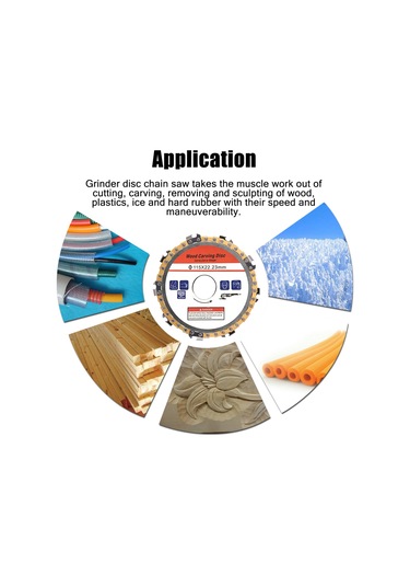 Xiyyadms 115mm Çelik Ahşap Kazıma Diski - 8 Dişli, Dayanıklı, Açı Grinder Uyumlu, Kesme Ve Şekillendirme İçin