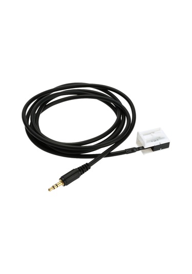 Gajeena Mercedes Aux Kablosu 3.5mm Jack 12 Pin, 144cm Uzunluk, Audio 20/30/50 Aps Uyumlu, Cep Telefonu/mp3 Müzik Bağlantısı, Siyah