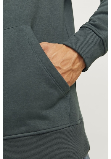 Jack & Jones Erkek Sweat 12262421 Koyu Yeşil Koyu Yeşil