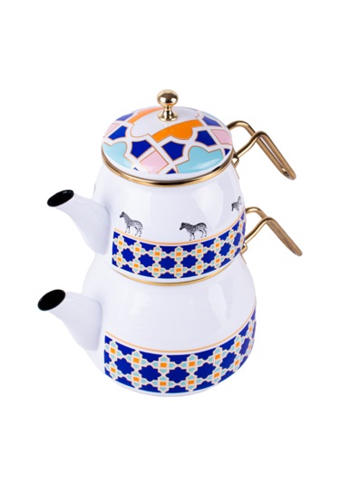 Jaolu Emaye Çaydanlık