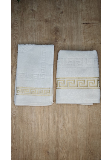 4 Parça Banyo Set 50x90 - 30x50 Beyaz