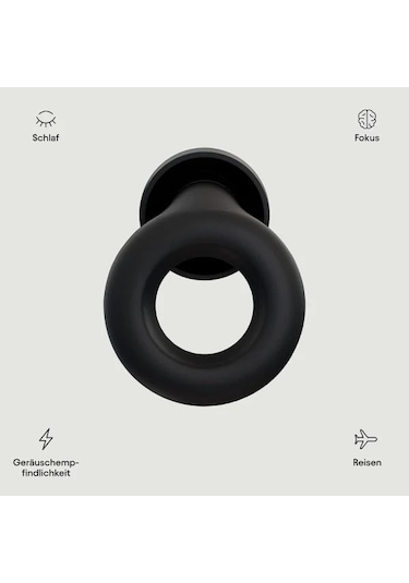 Loop Experience - Gürültü Önleyici Kulak Tıkacı 18 Db - Kulak Koruması - Siyah