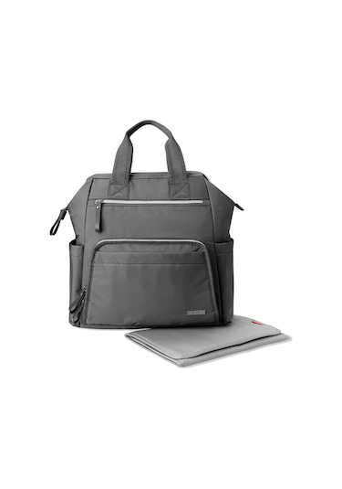 Skip-Hop Mainframe Bebek Bakım Sırt Çantası 9J639110 Gri