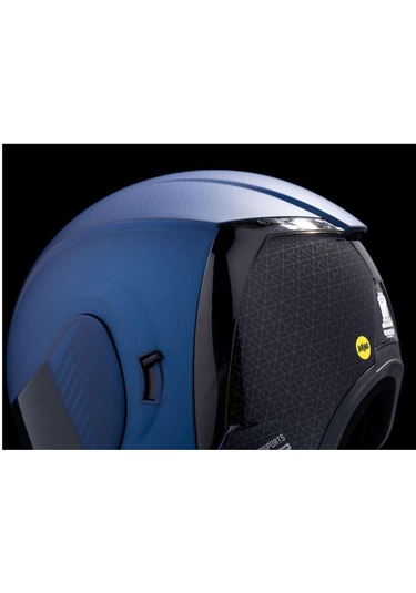 Icon Airform Counterstrike Mıps Kapalı Motosiklet Kaskı Mat Mavi