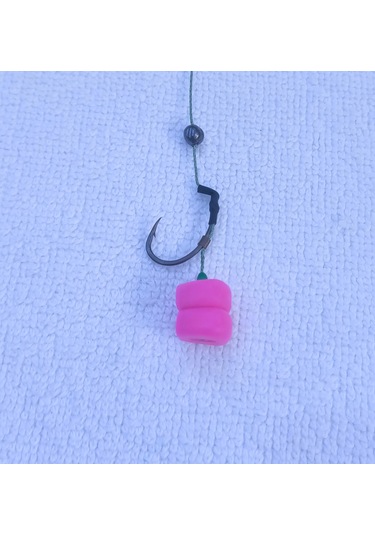 5 Adet Küspeli Sazan Rig Takımı Karışık Renkli Esp Mısır'lı