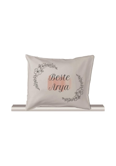 Pia Baby Gl 1908-04 İsme Özel Yastık Tulum Set Krem