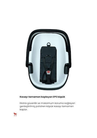 Merkür Bebe Guardix İ-size Oto Koltuğu Ana Kucağı 0-13 Kg Siyah