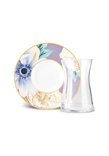 Karaca  Serra 6 Kişilik 12 Parça Çay Seti