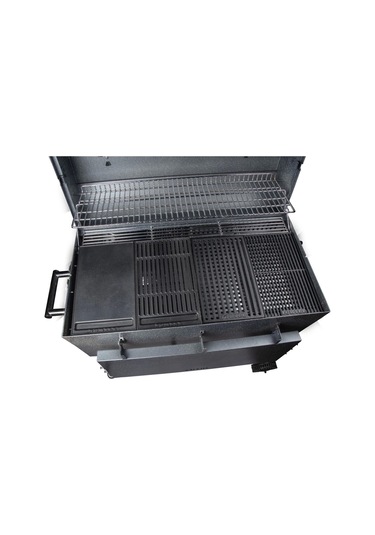 Igrıll Barbekü 1000 Mm Kömürlü Mangal Gri