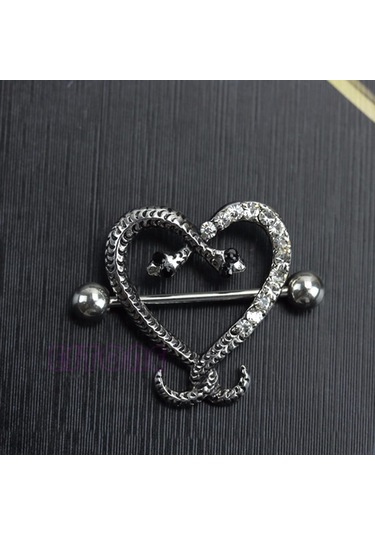 Homyl 1 Çift Göğüs Kalkanı İkiz Yılan Beyaz Beyaz