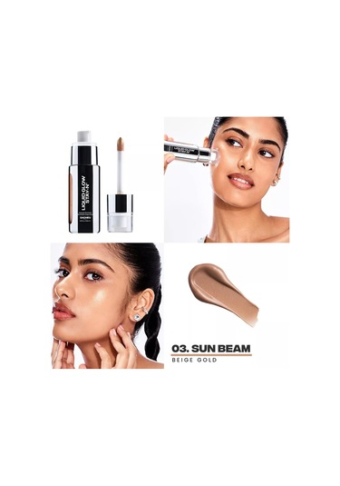 Sacheu Liquid Glow Stay-n Uzun Süre Kalıcı Likit Aydınlatıcı 03 Sun Beam 27.68ml 03 Sun Beam