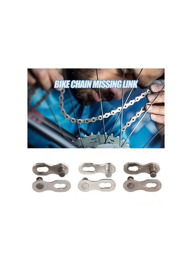 Reedark Bisiklet Zinciri Bağlantı Kolu - 6-10 Vites Uyumlu, Dayanıklı Paslanmaz Çelik, Kolay Montaj, Bisiklet Ekipmanı 1 Çift