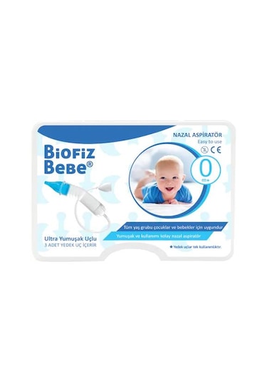 Biofiz Bebe Burun Aspiratörü ve Yedek Uç 3'lü