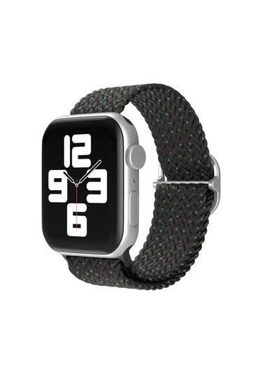Newface Apple Watch Uyumlu 38mm Star Kordon - Benekli Siyah