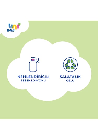 Uni Baby Pure Comfort Bebek Losyonlu & Salatalık Özlü Islak Mendil 12'Li 1080 Yaprak